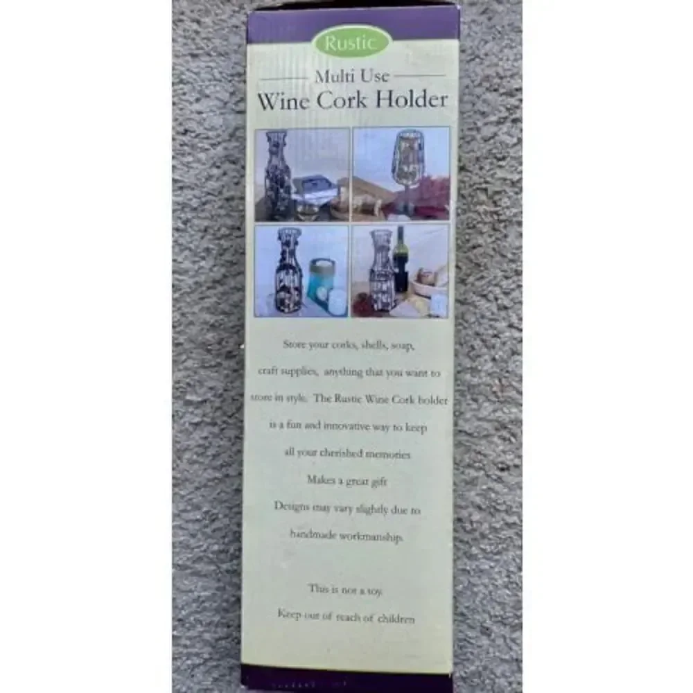 Holder rustic cork